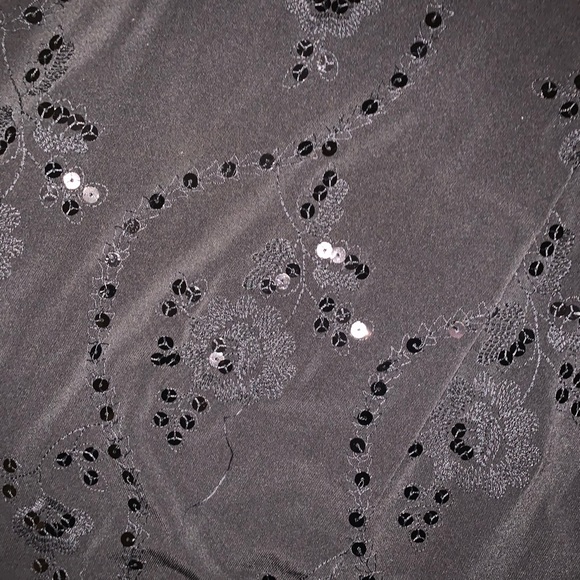 Black Dress with sparkles Sz L - Picture 3 of 6